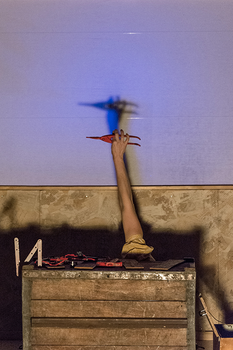 Lisa Lira, spectacle ombre et lumières, outil